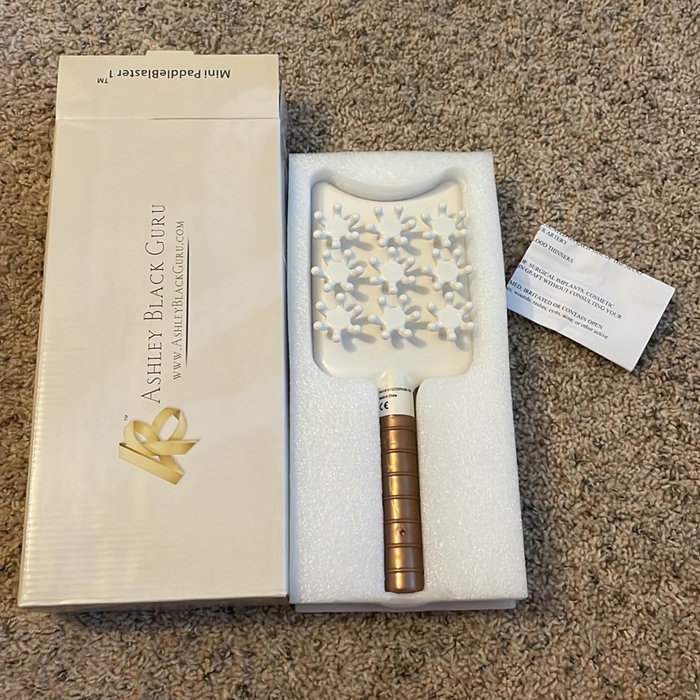 FasciaBlaster Ashley Black Guru Mini PaddleBlaster 1